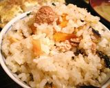 絶品★燻製たらこと豚肉de炊き込みご飯作り方6写真