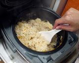 お家で食べよう タケノコごはん作り方11写真