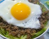 なんちゃってロコモコ丼作り方6写真