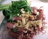 ホタルイカの大葉生姜和え物♪作り方2写真