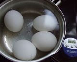 三種の緑黄野菜と半熟卵の巣ごもりサラダ作り方1写真