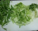 三種の緑黄野菜と半熟卵の巣ごもりサラダ作り方4写真