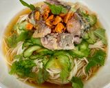 鯖ときゅうりのピリ辛素麺作り方6写真