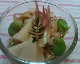 姫皮のわさび醤油和え作り方4写真
