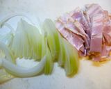 ほっとおいしい☆セロリとベーコンのスープ作り方1写真