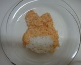 【離乳食】マイメロディプレート作り方3写真