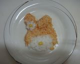 【離乳食】マイメロディプレート作り方4写真