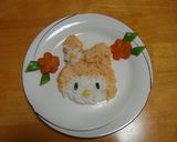 【離乳食】マイメロディプレート作り方6写真