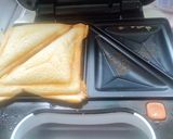 ツナオニオンチーズのバジルHOTサンド☆作り方5写真