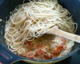 大葉香るフレッシュトマトのチーズパスタ♪作り方5写真
