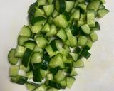 栄養補給!きゅうりと豆のヨーグルトサラダ作り方1写真