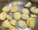 秋満載〜ふっくら栗ご飯作り方2写真