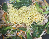 生姜風味の和風焼きそば作り方7写真