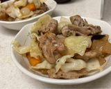 ハーブ鶏ハラミの野菜炒め作り方5写真