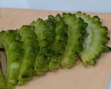 ゴーヤの炒り卵と納豆和え作り方1写真