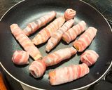 お手軽！夏野菜の肉巻きポン酢作り方5写真