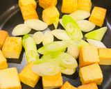 韓国風☆厚揚げと長ネギの味ぽん炒め作り方4写真