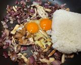 コストコロテサリーチキンのニンニクチャーハン作り方4写真