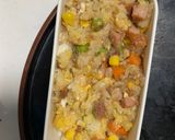 全てレンジ中華風梅シーフード風味炒飯弁当作り方13写真