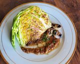 塩辛バターソースの春キャベツステーキ作り方10写真