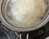 鶏がらスープと素麺で簡単汁そば作り方2写真