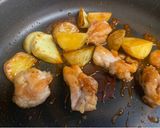 鶏肉とじゃがいものケチャップ炒め作り方4写真
