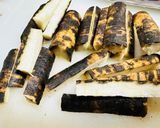焼きごぼう 洗って切って焼く 美味しい〜作り方1写真