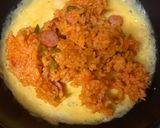 高二長女　お弁当(オムライス7)作り方1写真