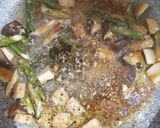 アスパラとエリンギのガリバタパスタ作り方5写真