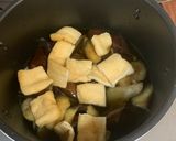 なすと揚げのポン酢煮おろしがけ作り方4写真