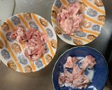 簡単洋風ウスター梅味豚こま大根青椒肉絲風作り方3写真
