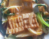 簡単♪レンジで厚揚げふわとろ親子丼☆昼食作り方2写真