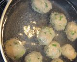 余った餃子のタネで‼️中華スープ作り方3写真