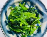 簡単　ほうれん草のポン酢和え作り方1写真