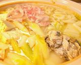 豚肉と生牡蠣のしゃぶしゃぶ鍋作り方4写真