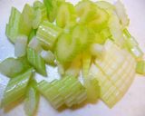 ほっとおいしい☆セロリとベーコンのスープ作り方6写真