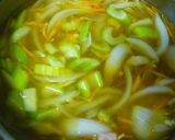 ほっとおいしい☆セロリとベーコンのスープ作り方7写真