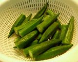 おくらの肉巻き　柚子胡椒餡かけ作り方1写真