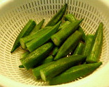 おくらの肉巻き　柚子胡椒餡かけ作り方1写真