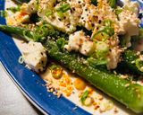 オクラとクリームチーズのごま風味おつまみ作り方6写真