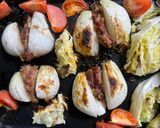 玉ねぎと豚肉の挟みグリル作り方3写真