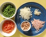 ツナとグリンピースのパスタ作り方1写真