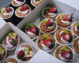 カップで♪チョコシフォン❤️クリーム入り作り方17写真