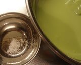 15cmの抹茶ベイクドチーズケーキその1作り方11写真