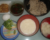 ひんやりさっぱり！おろし納豆とろろそば☆作り方1写真