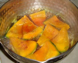 【簡単・かぼちゃの煮物】　砂糖と醤油だけ作り方3写真