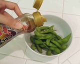 ビールに合う！！簡単、枝豆のゴマ油あえ作り方3写真