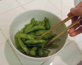 ビールに合う！！簡単、枝豆のゴマ油あえ作り方5写真