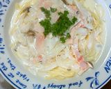 何度も食べたいクリームスープスパ！作り方6写真