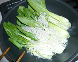 青梗菜のじゃこ炒め作り方1写真